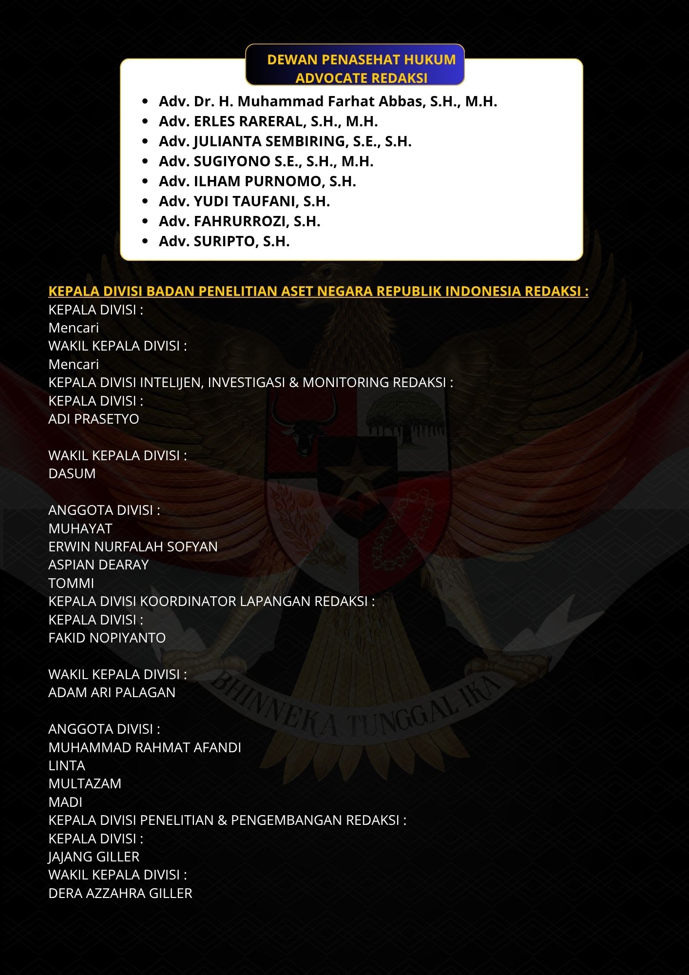 Lembar SK Redaksi Halaman 6